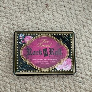 Too Faced Rock N Roll Eye Shadow Palette Tin rare rock candy collection
